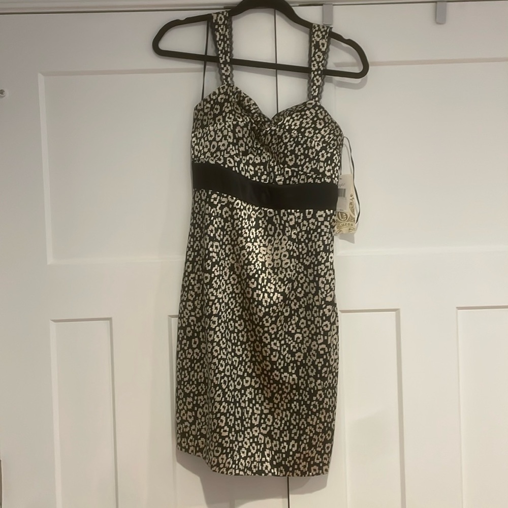 Satin cocktail dress